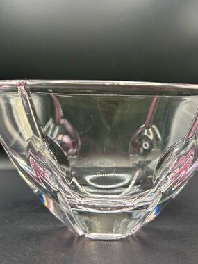 Lenox “Gift of Knowledge” Signed Crystal Candy Bowl. Breast Cancer Awareness